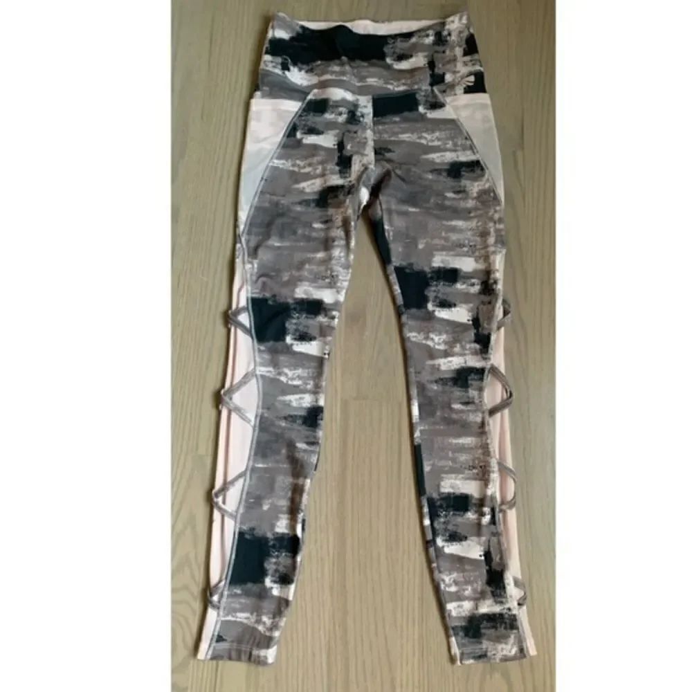 Marika pink, gray, black leggings